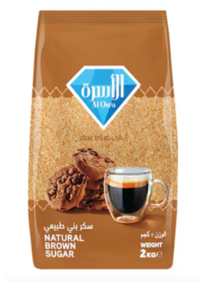 سكر بني طبيعي من الأسرى، 2 كجم